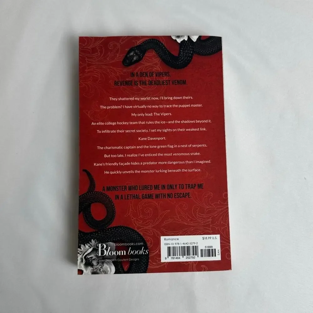 Beautiful Venom Rina Kent Target Exclusive Sprayed Edges Paperback Romance